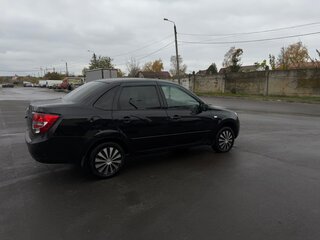 2014 Lada (ВАЗ) Granta I, чёрный, 400000 рублей, вид 4