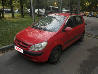 2006 Hyundai Getz I Рестайлинг, красный, 465000 рублей, вид 1