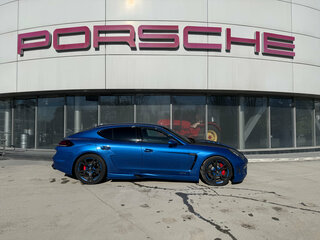 2014 Porsche Panamera GTS I Рестайлинг, синий, 3390000 рублей, вид 3