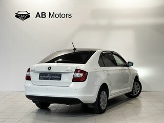 2018 Skoda Rapid I Рестайлинг, белый, 1390000 рублей, вид 4