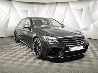 2017 Mercedes-Benz S-Класс AMG 63 AMG Long III (W222, C217) Рестайлинг, чёрный, 6900000 рублей, вид 3