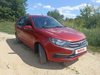 2020 Lada (ВАЗ) Granta I Рестайлинг, красный, 700000 рублей, вид 3