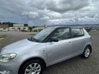 2013 Skoda Fabia II Рестайлинг, серебристый, 590000 рублей, вид 3