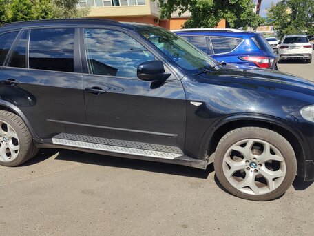 2008 BMW X5 3.0si II (E70), чёрный, 1320000 рублей, вид 4