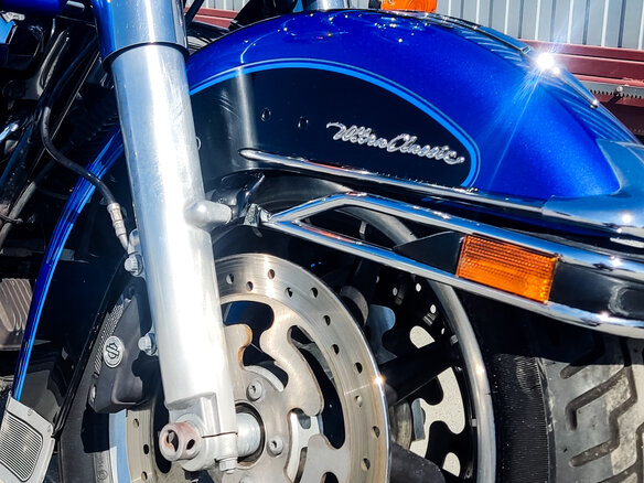 2008 Harley-Davidson Electra Glide, синий, 775000 рублей - вид 22