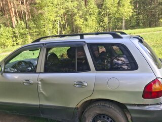 2001 Hyundai Santa Fe I, серебристый, 350000 рублей, вид 3