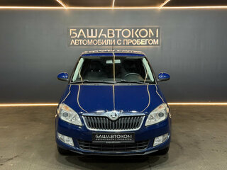 2014 Skoda Fabia II Рестайлинг, синий, 499000 рублей, вид 2