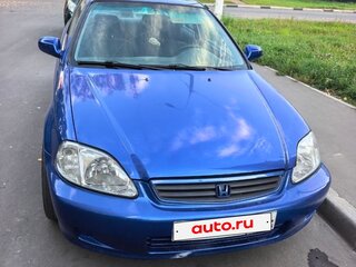 2000 Honda Civic VI Рестайлинг, синий, 450000 рублей, вид 1