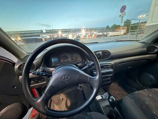 1997 Hyundai Accent I, пурпурный, 110000 рублей, вид 5