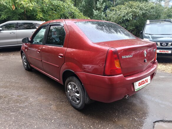2009 Renault Logan I, красный, 359900 рублей - вид 6