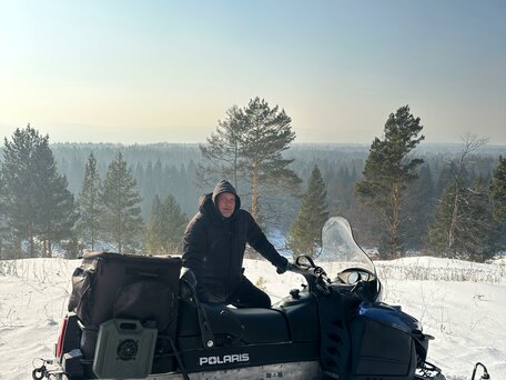 2012 Polaris Widetrak IQ, синий, 950000 рублей, вид 2