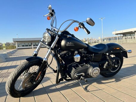 2013 Harley-Davidson Street Bob, чёрный, 980000 рублей, вид 1
