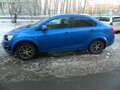 2012 Chevrolet Aveo II, синий - вид 3