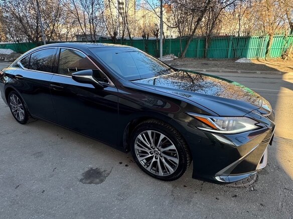 2021 Lexus ES 250 VII Рестайлинг, чёрный, 2950000 рублей - вид 3