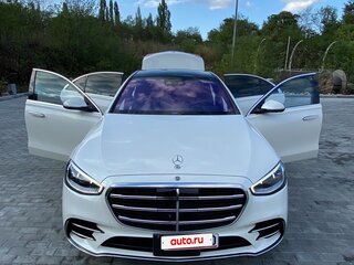 2020 Mercedes-Benz S-Класс 500 Long 4MATIC VII (W223), белый, 8800000 рублей, вид 3