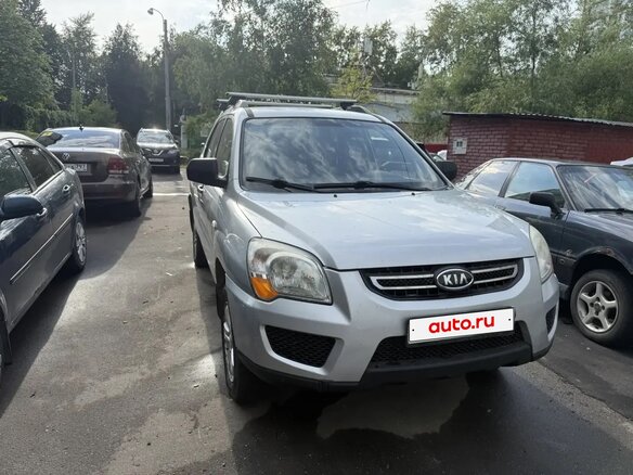 2009 Kia Sportage II Рестайлинг, серебристый, 735000 рублей