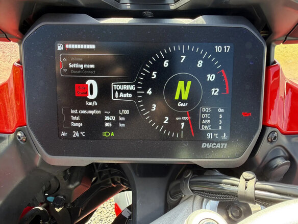 2023 Ducati Multistrada V4, красный, 1400000 рублей - вид 20