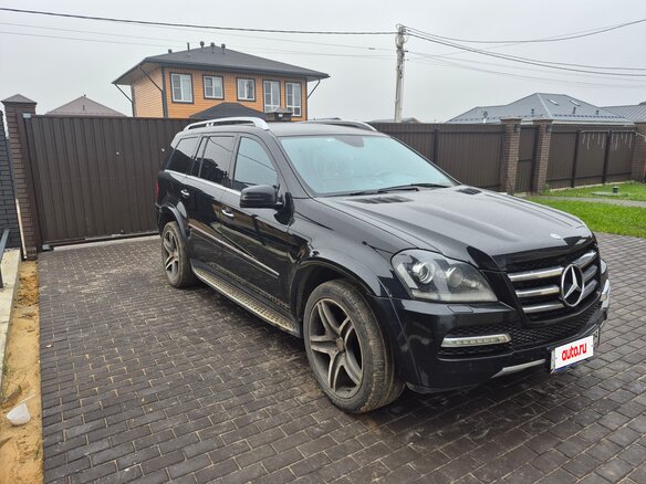 2012 Mercedes-Benz GL-Класс 350 I (X164) Рестайлинг, чёрный - вид 2