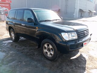 2004 Toyota Land Cruiser 105 100 Series Рестайлинг 1, чёрный, 2100000 рублей, вид 3