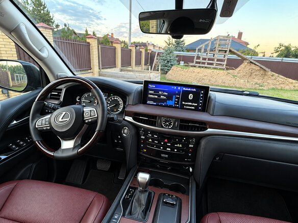 2015 Lexus LX 450d III Рестайлинг 2, синий, 5750000 рублей - вид 14