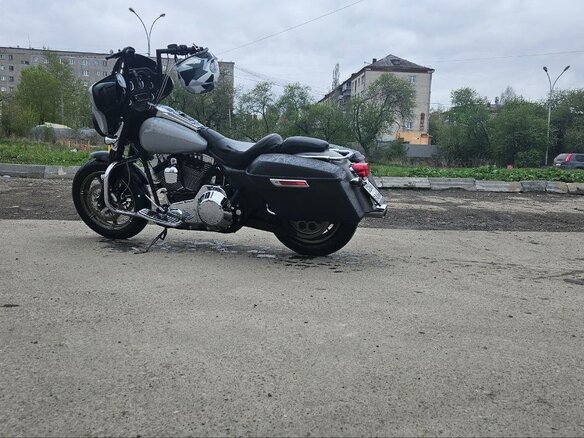 2002 Harley-Davidson Electra Glide, синий, 600000 рублей - вид 1