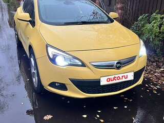 2012 Opel Astra GTC J Рестайлинг, жёлтый, 900000 рублей, вид 3