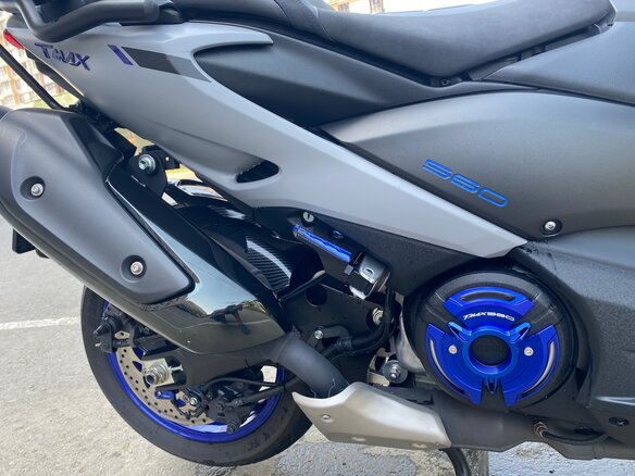 2020 Yamaha TMAX, серый, 999999 рублей - вид 11