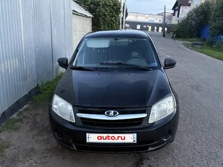 2014 Lada (ВАЗ) Granta I, чёрный, 285000 рублей, вид 1