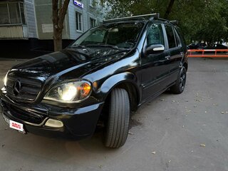 2003 Mercedes-Benz M-Класс 350 I (W163) Рестайлинг, чёрный, 955000 рублей, вид 1