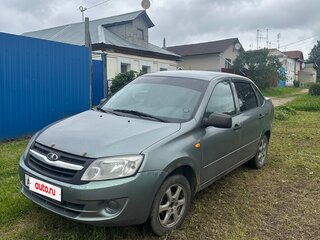 2012 Lada (ВАЗ) Granta I, серебристый, 170000 рублей, вид 1