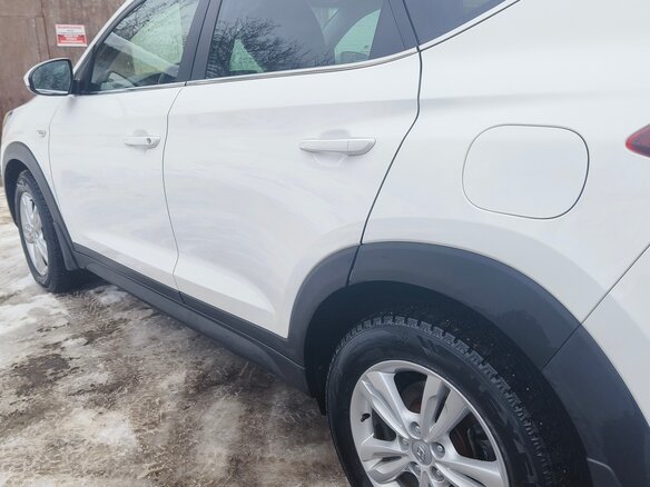 2019 Hyundai Tucson III Рестайлинг, белый, 2300000 рублей - вид 8