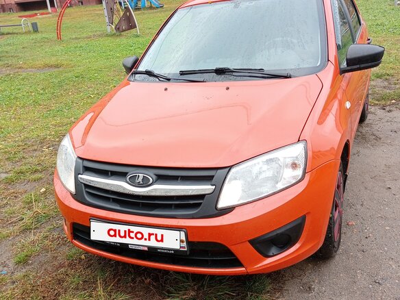2016 Lada (ВАЗ) Granta I, оранжевый, 450000 рублей