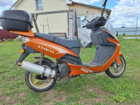 2008 Honda Zoomer, оранжевый, 70000 рублей, вид 3