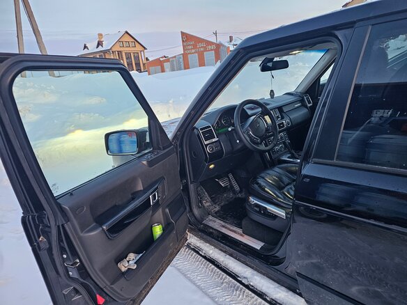 2007 Land Rover Range Rover Supercharged III Рестайлинг, чёрный, 850000 рублей - вид 13