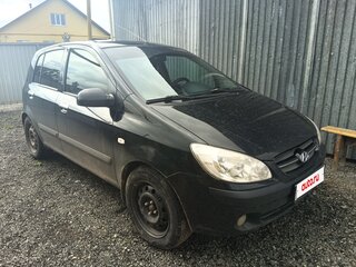 2007 Hyundai Getz I Рестайлинг, чёрный, 560000 рублей, вид 2