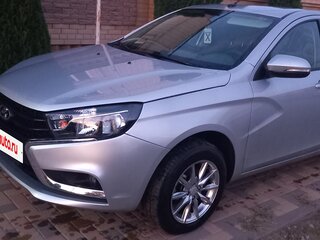 2016 Lada (ВАЗ) Vesta I, серебристый, 840000 рублей, вид 2