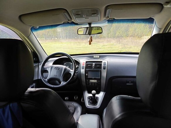 2008 Hyundai Tucson I, серебристый, 530000 рублей - вид 12