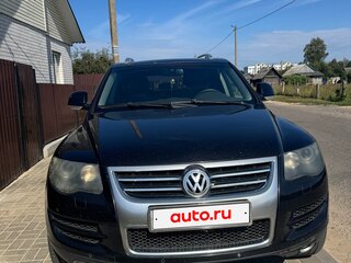 2008 Volkswagen Touareg I Рестайлинг, чёрный, 920000 рублей, вид 1