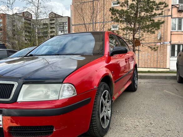 2006 Skoda Octavia I (A4) Рестайлинг, красный, 267000 рублей - вид 2