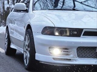 1998 Mitsubishi Galant VR-4 VIII, белый, 1400000 рублей, вид 3