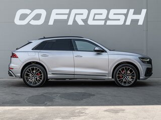 2019 Audi Q8 55 TFSI I (4M), серый, 5900000 рублей, вид 5