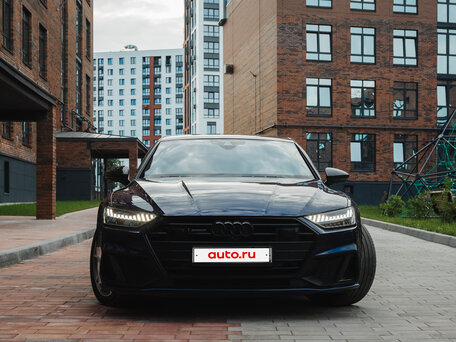 2019 Audi A7 55 TFSI II (4K), синий, 6215000 рублей, вид 2
