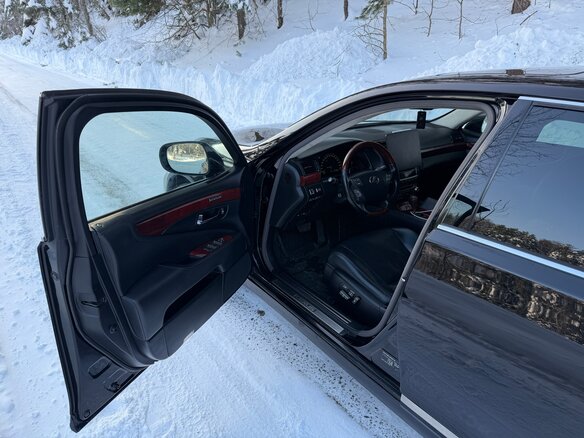2009 Lexus LS 460 L IV Рестайлинг, чёрный - вид 7