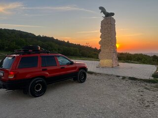 1999 Jeep Grand Cherokee II (WJ), красный, 1300000 рублей, вид 4