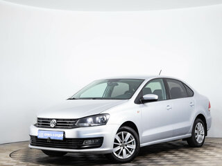 2017 Volkswagen Polo V Рестайлинг, серебристый, 1149000 рублей, вид 3