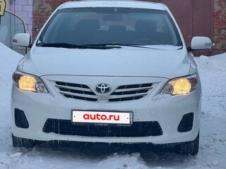 2012 Toyota Corolla X (E140, E150) Рестайлинг, белый, 1350000 рублей, вид 1
