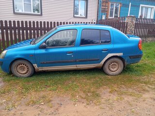 2002 Renault Symbol I Рестайлинг, синий, 140000 рублей, вид 2