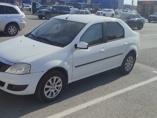 2013 Renault Logan I Рестайлинг, белый, 395000 рублей, вид 1