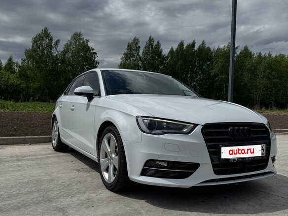 2015 Audi A3 Sportback ultra III (8V), белый, 1480000 рублей - вид 1