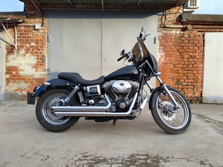 2004 Harley-Davidson Dyna Super Glide, чёрный, 815000 рублей, вид 3